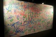 Vue d’ensemble d’une fresque en cours de réalisation pendant l’événement Street Art MadCityZen. | © MadCityZen