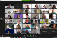Participants connectés en visioconférence pour résoudre un Escape Game Virtuel MadCityZen. | © MadCityZen