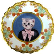 Assiette kitch MEILLEURS EVENEMENTS ARTISTIQUES