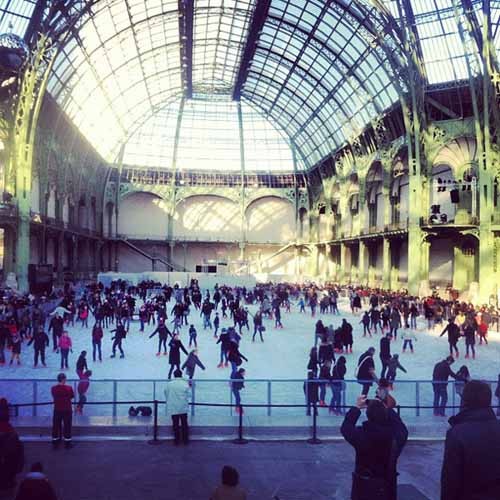 La plus grande patinoire de France au Grand Palais