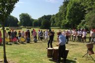 Séance de Batucada MadCityZen : une expérience rythmée pour souder les équipes. | © MadCityZen