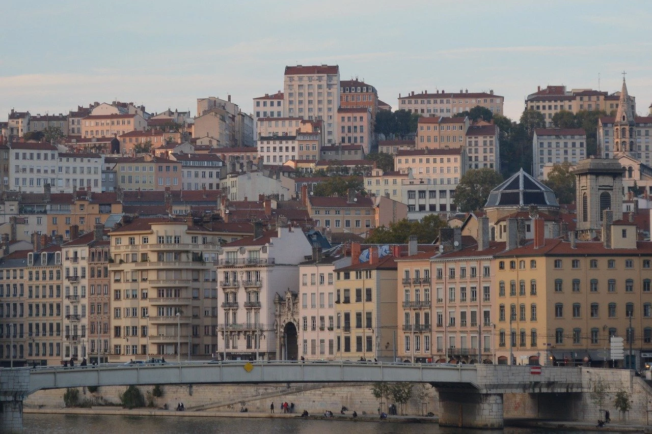 Quartier de la Croix-Rousse à Lyon.